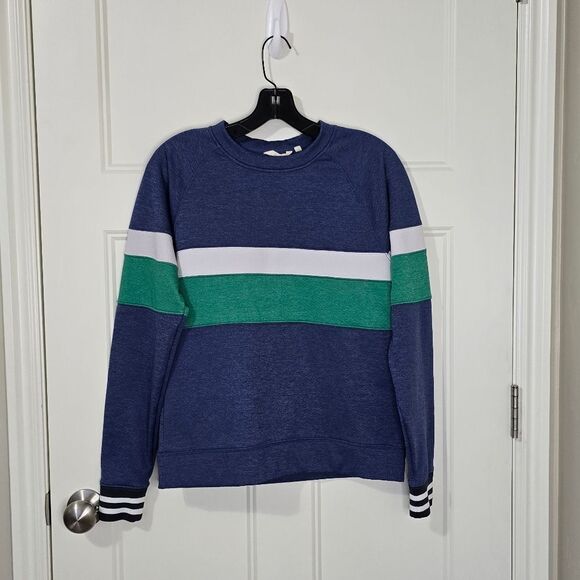 Cotopaxi Blue and Green Striped Sweatshirt - Picture 2 of 8